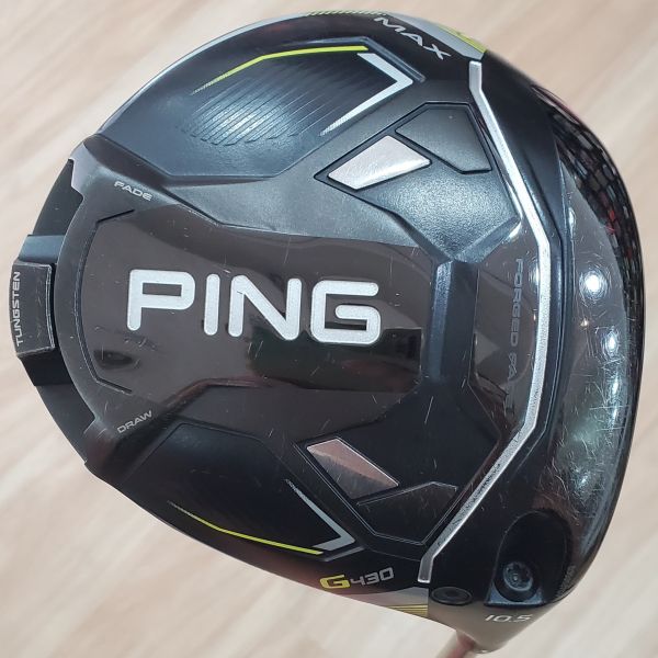 二手美品PING G430 ᴍᴀx 10.5°開球木桿 搭配原廠特注TOUR 2.0 ᴄʜʀᴏᴍᴇ 65//S 60 S桿身 