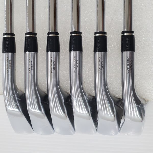 二手近新品HONMA ᴛ//ᴡᴏʀʟᴅ TR21X 5-10(共6支)鐵桿組 搭配N.S.Pro 950 neo 98 S桿身 