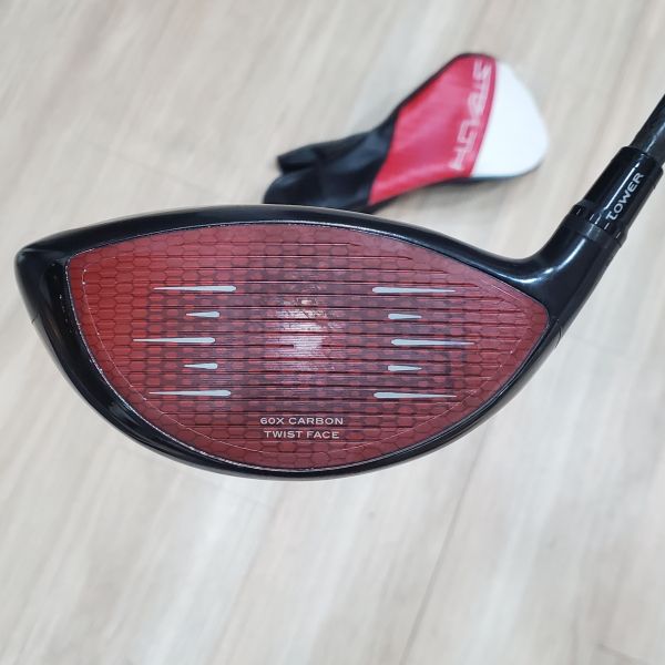 二手美品TaylorMade STEALTH2 PLUS+ 9°開球木桿 搭配特注TPT(Thin Ply Technology Red Range) 19 Lō ∞ 58 R+(歐)≒S(日)桿身 