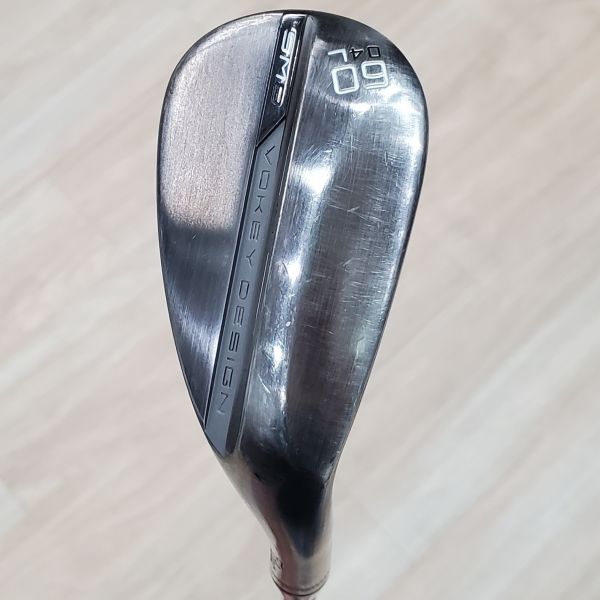 二手美品Titleist SM8 VOKEY DESIGN ʙʀᴜꜱʜᴇᴅ ꜱᴛᴇᴇʟ 60/𝟢𝟦°ʟ挖起桿 搭配Dynamic Gold 129 W桿身