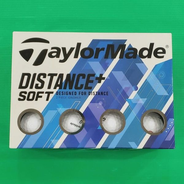 全新品TaylorMade DISTANCE⁺ ꜱᴏꜰᴛ高爾夫球 一盒共12顆 