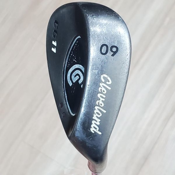 二手美品Cleveland CG11 ʙʟᴀᴄᴋ(灰黑版) ·· 60°挖起桿 搭配Dynamic Gold W桿身 