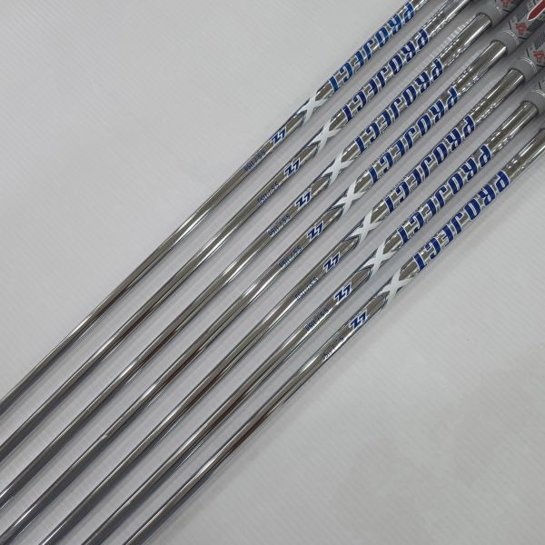 二手美品HONMA ᴛ//ᴡᴏʀʟᴅ TW757Vx ꜰᴏʀɢᴇᴅ 4-10(共7支)鐵桿組 搭配PROJECT X ʟᴢ 𝟧.𝟧 115 S桿身 