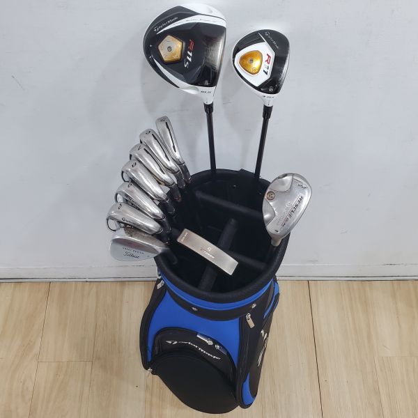 二手品TaylorMade R11s 10.5°開球木桿 搭配Motoʀe 60 S桿身+15.5° 3號球道木桿 搭配Motoʀe 𝟨𝟢 57 S桿身+RESCUE ᴅᴜᴀʟ 22° 4號小雞腿 搭配ᴍ.ᴀ.ꜱ.²-𝟧𝟧 ᴘʟᴜꜱ 59 R桿身+M1 5-P鐵桿組 搭配N.S.Pro 930 98 S桿身+Titleist ᴠᴏᴋᴇʏ ᴅᴇꜱɪɢɴ 258·12 58°挖起桿 搭配Dynamic Gold 130 W桿身+X-rossa tm 110 34"推桿 搭配近全新球袋 