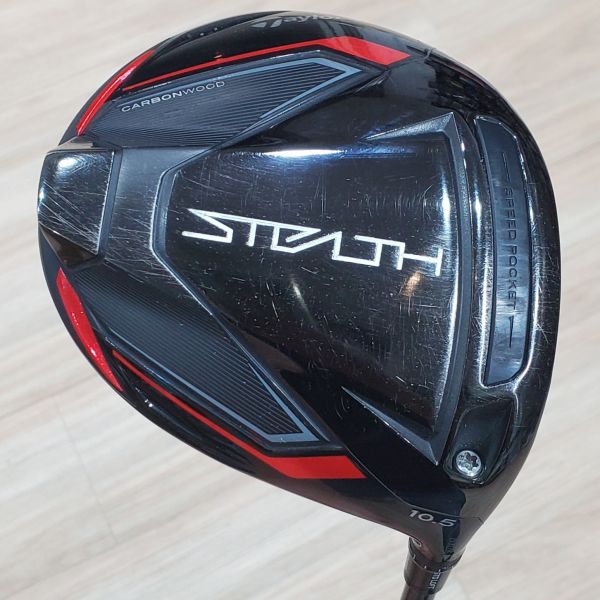 二手美品TaylorMade STEALTH 10.5°開球木桿 搭配原廠TENSEI ʀᴇᴅ TM50 57 S桿身 