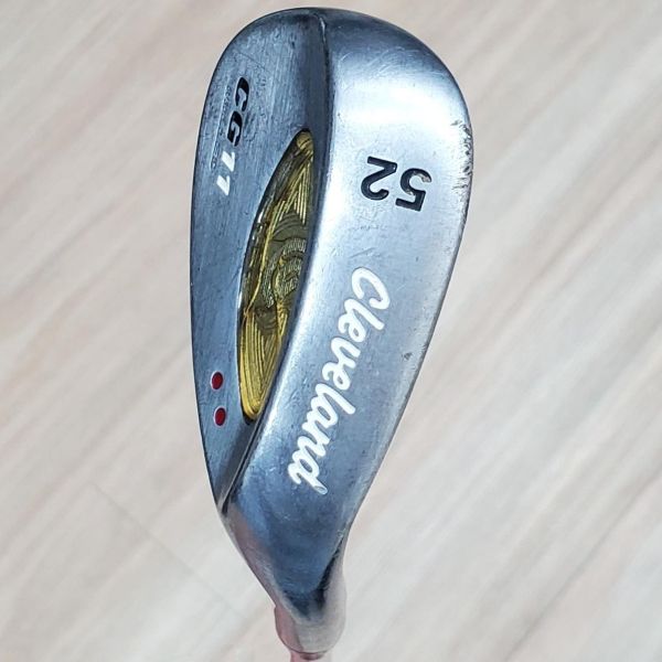 二手品Cleveland CG11 ᴍɪʟʟᴇᴅ ·· 52°挖起桿 搭配Dynamic Gold W桿身 