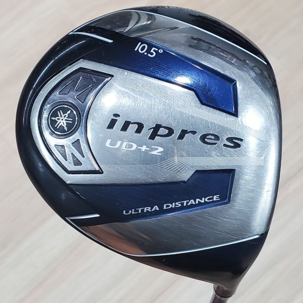 二手美品YAMAHA inpres UD+2 10.5°開球木桿 搭配原廠TMX-417D 48 SR桿身 