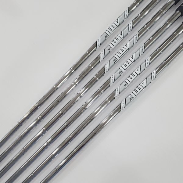 二手美品Titleist 718 MB ꜰᴏʀɢᴇᴅ 5-P(共6支)鐵桿組 搭配AMT ᴛᴏᴜʀ ᴡʜɪᴛᴇ ꜱ𝟤𝟢𝟢 111-129(漸進式桿身) S桿身 