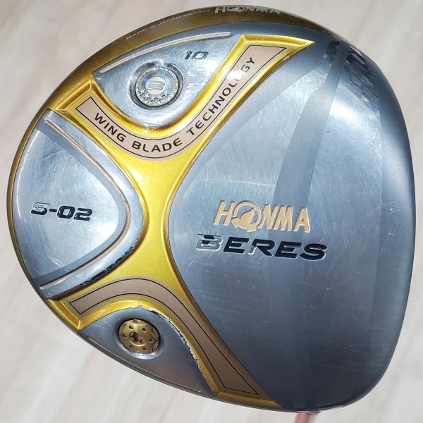 二手品HONMA BERES S-02(5顆*) 10°開球木桿 搭配ARMRQ 6(5顆*) 𝟦𝟫 49 R桿身 