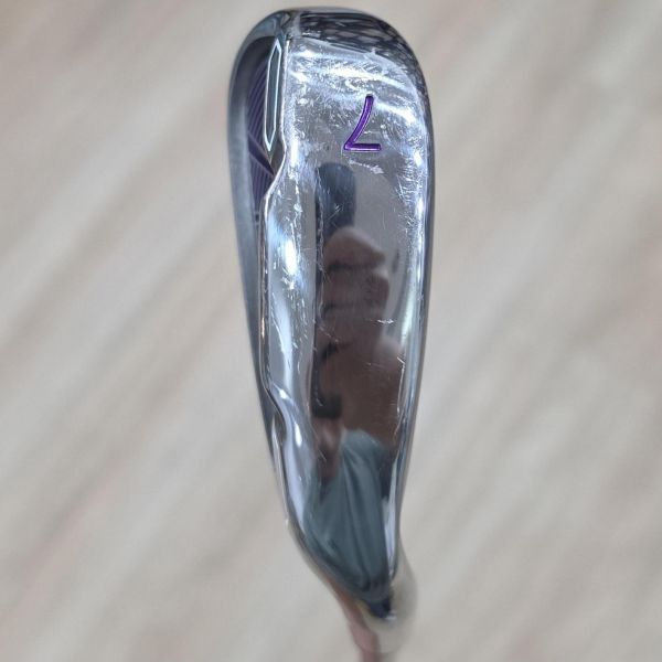 二手美品 女生 女用LITE ɢᴏʟꜰ H-3 7號鐵桿 搭配TIP FIRM 70 L桿身 