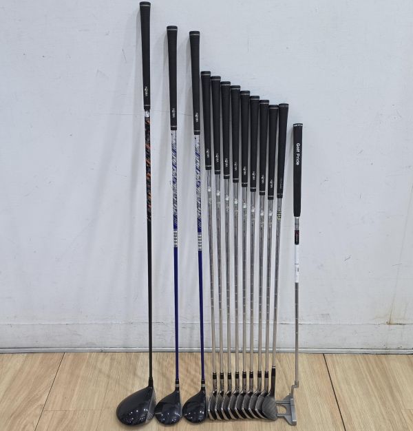 二手美品HONMA TW747 𝟦𝟨𝟢 10.5°/15°/18° 開球木桿/3/5號球道木桿 搭配VIZARD 𝟨𝟢/FP-6S 64.5/64.5 S桿身+TW727P ꜰᴏʀɢᴇᴅ 4-11鐵桿組 搭配N.S.Pro 950 98 S桿身+Cleveland 588·RTX ᴄʙ ʙʟᴀᴄᴋ ꜱᴀᴛɪɴ 58/𝟣𝟤°挖起桿 搭配Dynamic Gold 119 W桿身+ODYSSEY CRiMSON ꜱᴇʀɪᴇꜱ 𝟩𝟩𝟢 34"推桿(共13支) 搭配全新腳架式球袋 