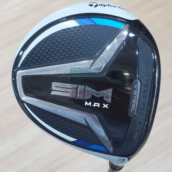 二手超美品TaylorMade SIM ᴍᴀx 15° 3號球道木桿 搭配TENSEI ʙʟᴜᴇ ᴛᴍ𝟧𝟢 47 R桿身 