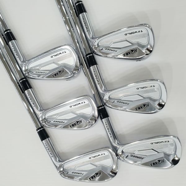二手超美品HONMA ᴛ//ᴡᴏʀʟᴅ TW747Vx 5-10(共6支)鐵桿組 搭配N.S.Pro MODUS³ TOUR105 106.5 S桿身 