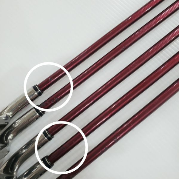 二手美品 女用女生 左手左用 LINKS SAF-601L 5,7,9,P,S鐵桿組 原廠碳纖維St.Andrews L桿身 