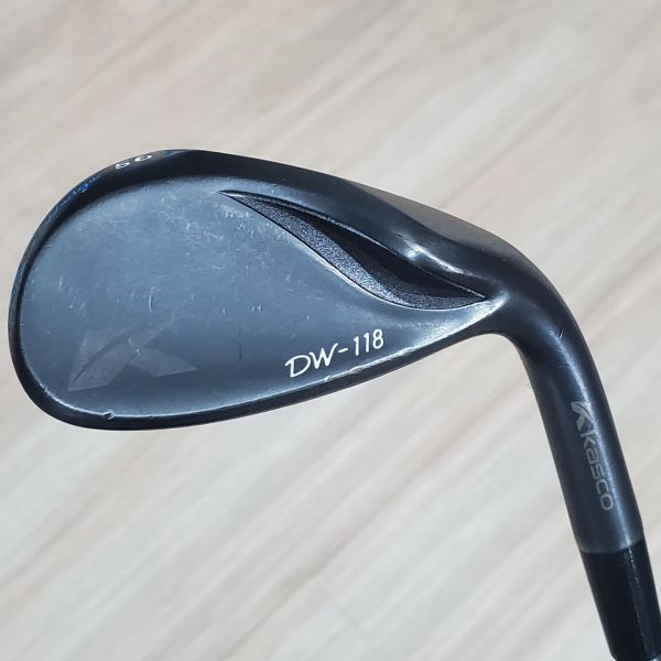 二手美品kasco DW-118 ʙʟᴀᴄᴋ 56°挖起桿 搭配N.S.Pro 950 S桿身 