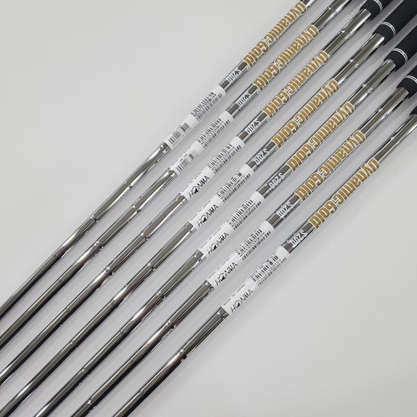 二手近新品HONMA ᴛ//ᴡᴏʀʟᴅ TW757B 4-P(共7支)鐵桿組 搭配Dynamic Gold ꜱ𝟤𝟢𝟢 129 S桿身 