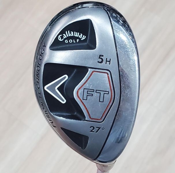 二手美品 女生 女用Callaway FT ᴅʀᴀᴡ(防右曲球版) 27° 5號小雞腿 搭配SERIES 40ʜ 43 L桿身 