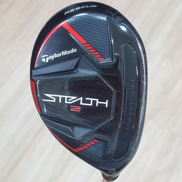 二手美品TaylorMade STEALTH 2 ʀᴇꜱᴄᴜᴇ 22° 4號小雞腿 搭配特注AiR SPEEDER ᴠᴛᴄ 44 X-PLUS≒S桿身 