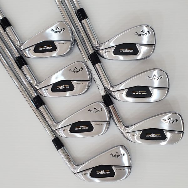 二手超美品Callaway ROGUE ST ᴘʀᴏ 4-P(共7支)鐵桿組 搭配Dynamic Gold 105 ꜱ𝟤𝟢𝟢 103 S桿身 