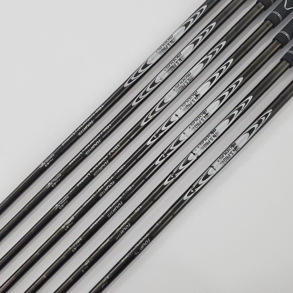 二手美品EPON AF-506 ꜰᴏʀɢᴇᴅ 5-A(共7支)鐵桿組 搭配N.S.Pro MODUS³ ᴛᴏᴜʀ𝟣𝟣𝟧 𝟣𝟢th ᴀnniversary ʟimited(10周年奢華黑限量版) 118.5 S桿身 