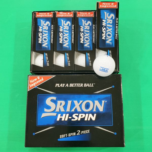 全新品SRIXON HI-SPIN高爾夫球 一盒共12顆 