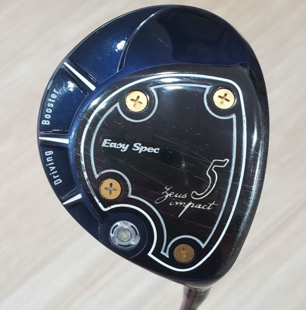 二手美品kasco Easy Spec 𝖅𝖊𝖚𝖘 𝖎𝖒𝖕𝖆𝖈𝖙 18° 5號球道木桿 搭配原廠 48 R桿身 
