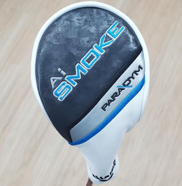 二手超美品Callaway ᴘᴀʀᴀᴅʏᴍ Ai SMOKE 21° 4號小雞腿 搭配TENSEI 𝟧𝟢 58.5 S桿身 