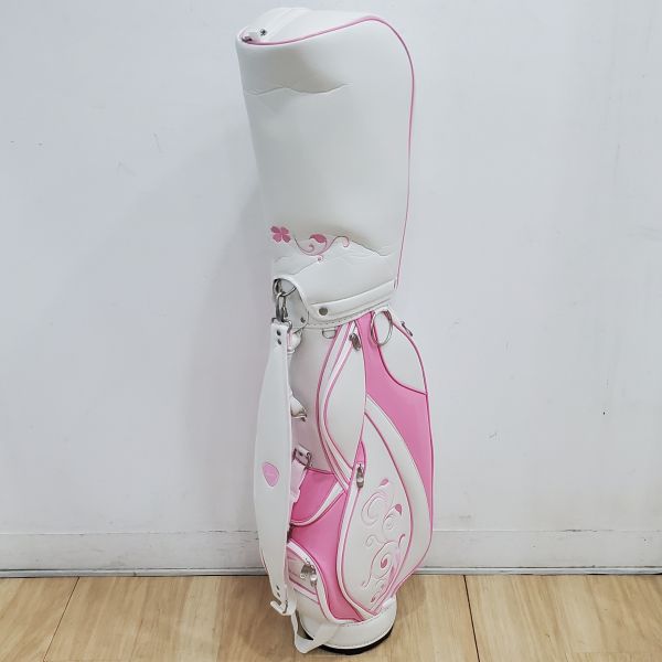 全新品 女生 女用WORLD EAGLE FL-01 V2 13°/20°/24° 開球木桿/4號球道木桿/5號小雞腿/6-S(共6支)鐵桿組 搭配Flower Oj L桿身+33"推桿 搭配全新WORLD EAGLE女用球袋 