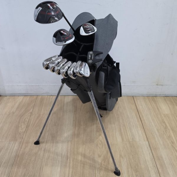 二手美品TaylorMade M4 10.5°/15° 開球木桿/3號球道木桿/5-P(共6支)鐵桿組 搭配FUBUKI/REAX ᴛᴍ𝟧/𝟫𝟢 54/50/99 S桿身+BURNER ꜱᴜᴘᴇʀꜰᴀꜱᴛ 𝟤.𝟢 ʀᴇꜱᴄᴜᴇ 18° 3號小雞腿 搭配FUBUKI 𝟨𝟢 61 S桿身+MIURA GIKEN MG-S01 tour. 57°挖起桿 搭配N.S.Pro MODUS³ 105 ᴡᴇᴅɢᴇ 111 W桿身+ODYSSEY STROKE LAB ꜱᴇᴠᴇɴ 34"推桿 搭配全新球袋 