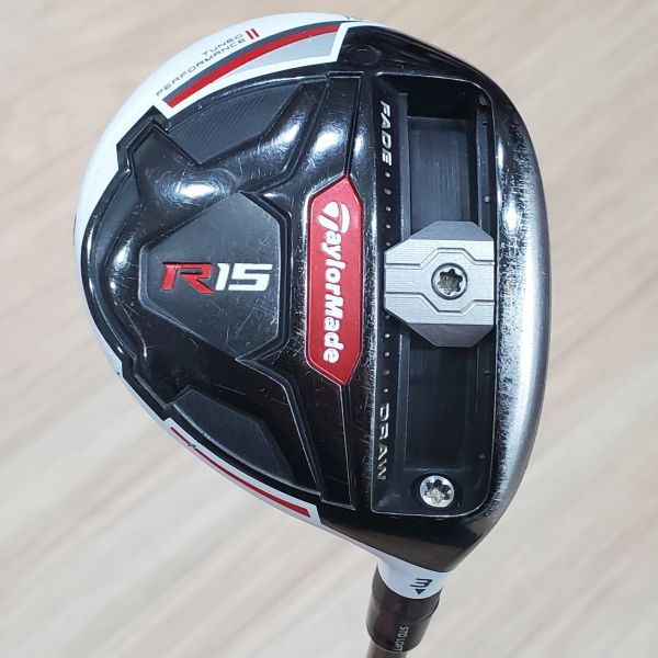 二手品TaylorMade R15 15° 3號球道木桿 搭配原廠RE✯AX ᴛᴘ ₆ᴍ 61 S桿身 