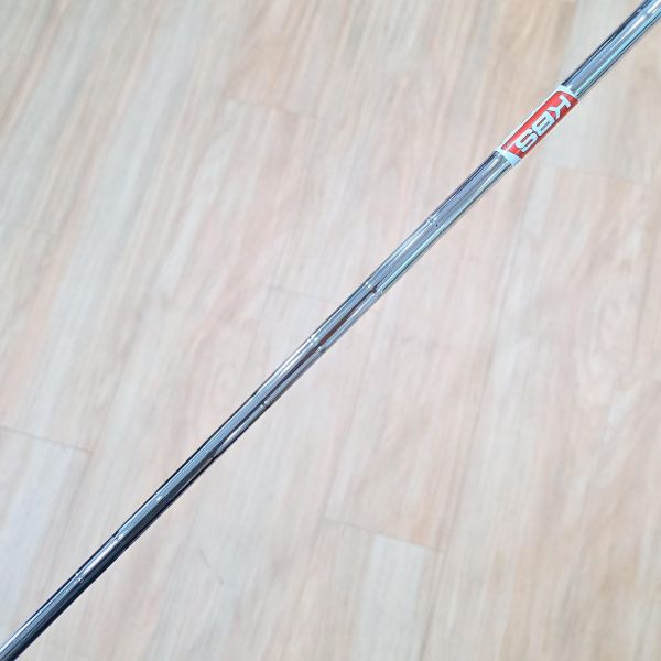 二手超美品grindworks SM-B 𝟤𝟣𝟪軟鉄ᴄᴜꜱᴛᴏᴍ 50/6°挖起桿 搭配KBS ᴛᴏᴜʀ ʟɪᴛᴇ 95 R桿身 