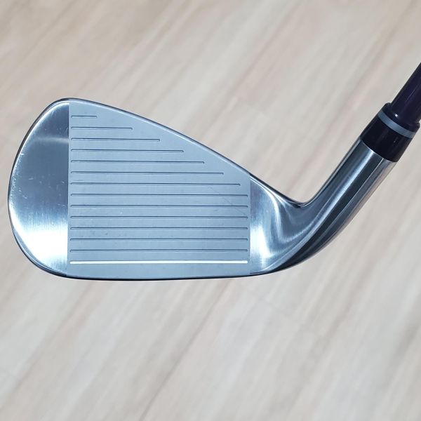 二手超美品 女生 女用ONOFF 30° 7號鐵桿 搭配SMOOTH KICK ᴘᴜʀᴘʟᴇ LP-423I 47 A桿身 