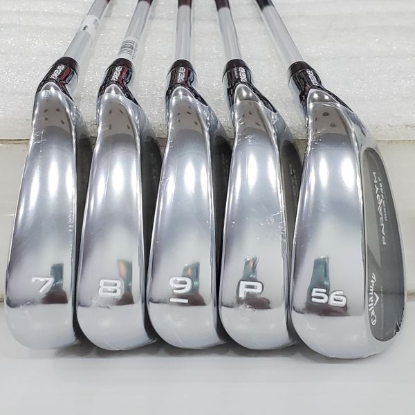 全新品 女生Callaway PARADYM ᴍᴀx ꜰᴀꜱᴛ 7-56°鐵桿組 搭配ELDIO 37 L桿身 