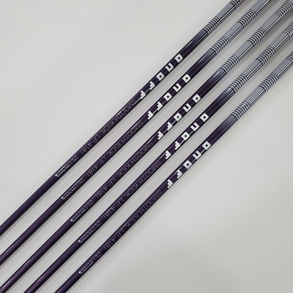 二手美品 女生 女用ONOFF 7-P(共5支)鐵桿組 搭配SMOOTH KICK LP-418I 47/38 A/L桿身 