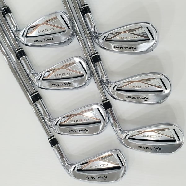 二手超美品TaylorMade ꜱɪᴍ GLOIRE 6-S(共7支)鐵桿組 搭配N.S.Pro 790 74 S桿身 