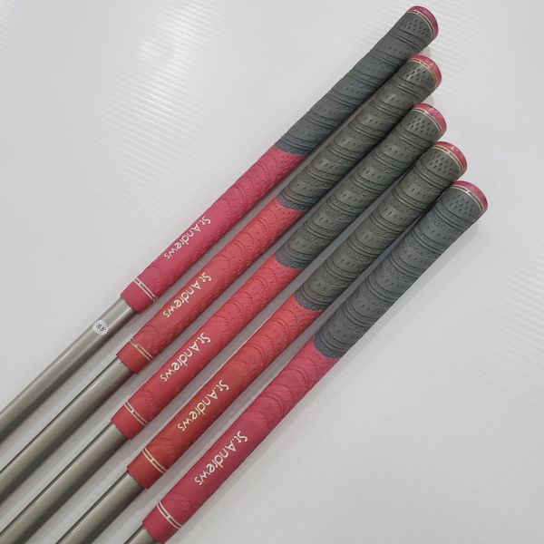 二手美品 女用女生 左手左用 LINKS SAF-601L 5,7,9,P,S鐵桿組 原廠碳纖維St.Andrews L桿身 