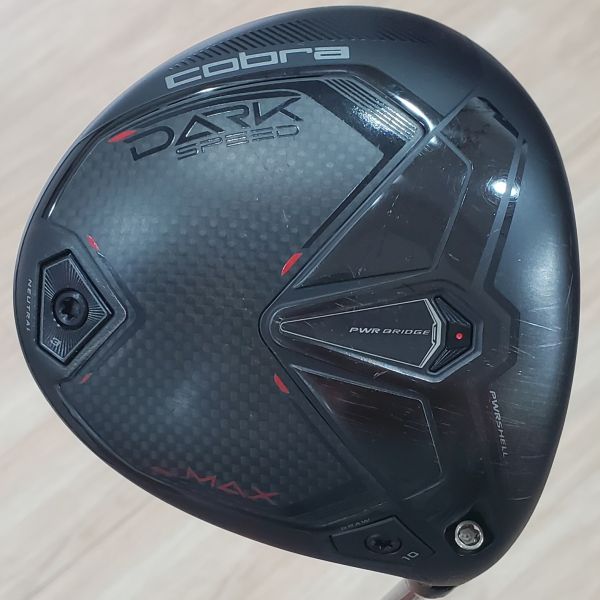 二手超美品cobra(24) DARK ꜱᴘᴇᴇᴅ ᴍᴀx(防右曲球版) 10.5°開球木桿 搭配特注BASILÉUS  Tri:Spada 50 54.5 R桿身 