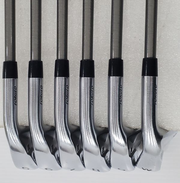 二手美品PXG 0311 ꜰᴏʀɢᴇᴅ 5-W(共6支)鐵桿組 搭配高階碳鋼SteelFiber i70 74 R桿身 
