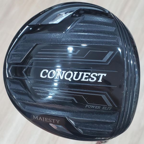 二手美品MAJESTY CONQUEST ʙʟᴀᴄᴋ(霧黑版) 10.5°開球木桿 搭配SPEEDER NX ʜᴠ-𝟥𝟦𝟢 ᴛᴏᴜʀ 56 S桿身 