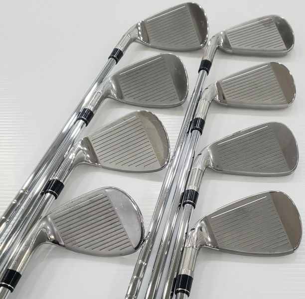 二手美品TaylorMade M6 5-S(共8支)鐵桿組 搭配REAX ꜱᴛᴇᴇʟ 85 92 R桿身 