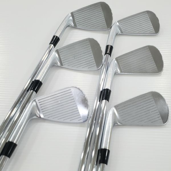 二手美品Titleist 718 MB ꜰᴏʀɢᴇᴅ 5-P(共6支)鐵桿組 搭配AMT ᴛᴏᴜʀ ᴡʜɪᴛᴇ ꜱ𝟤𝟢𝟢 111-129(漸進式桿身) S桿身 