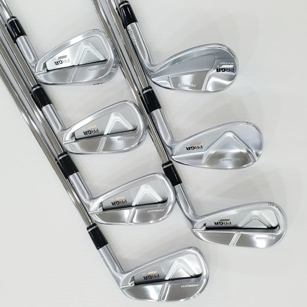 二手近新品PRGR 05/00 ꜰᴏʀɢᴇᴅ 6-56/𝟣𝟢°(共7支)鐵桿組 搭配N.S.Pro ꜱᴏꜰᴛ ꜱᴛᴇᴇʟ 𝟢𝟩𝟧 ᴍ𝟥𝟩/SSIII 76/96 R/W桿身