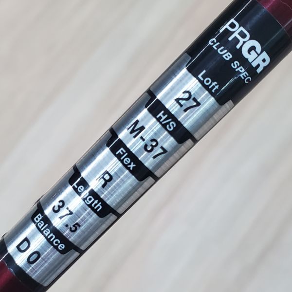 二手超美品PRGR RS ʀᴇᴅ 27° 7號鐵桿 搭配Speeder Eᴠᴏʟᴜᴛɪᴏɴ 50 R桿身 