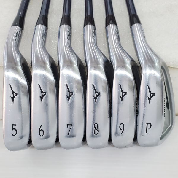 二手美品Mizuno MX-25 ʜᴇᴍɪ ᴄᴏɢ 5-P(共6支)鐵桿組 搭配原廠 SR桿身 