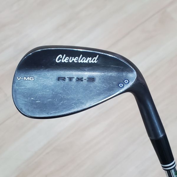 二手美品Cleveland RTX-3 Black ᴠ-ᴍɢ 48°/8° 搭配Dynamic Gold 129 W桿身 