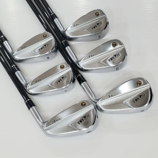 二手超美品HONMA TR21x 6-11(共6支)鐵桿組 搭配原廠VIZARD TR20-65 61 R桿身 