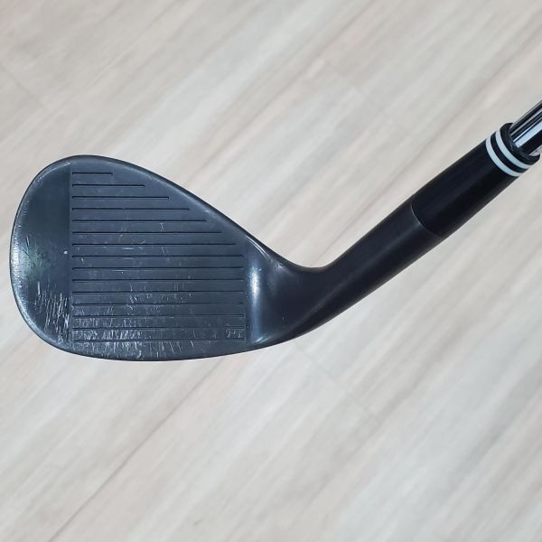 二手美品Cleveland CG10 ··· ʙʟᴀᴄᴋ(霧黑版) 58°挖起桿 搭配Dynamic Gold W(美)桿身 