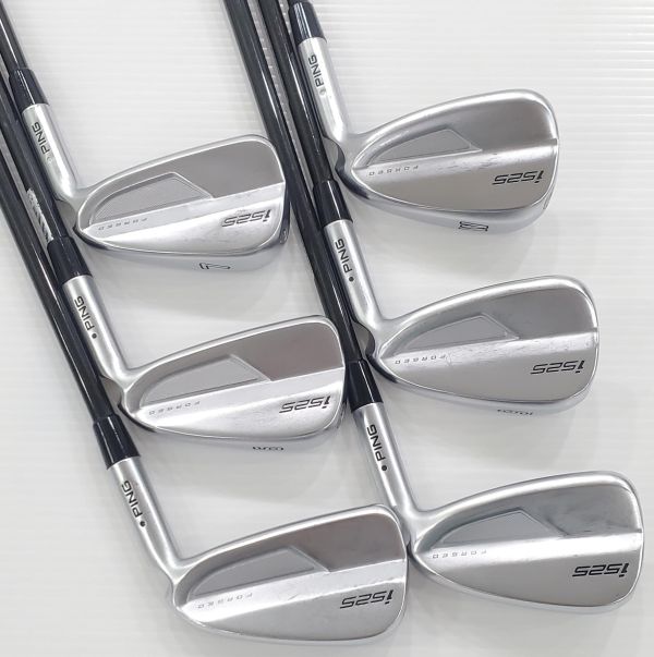二手超美品PING i525 5-W(共6支)鐵桿組 搭配特注TOUR AD ᴀᴅ-𝟩𝟧 80 S桿身 