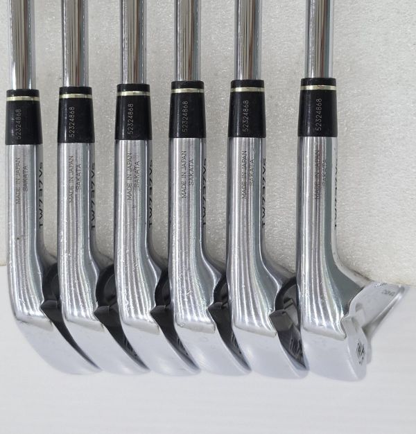二手美品HONMA ᴛ//ᴡᴏʀʟᴅ TW737 Vs 5-10(共6支)鐵桿組 搭配N.S.Pro MODUS³ TOUR105 106.5 S桿身 