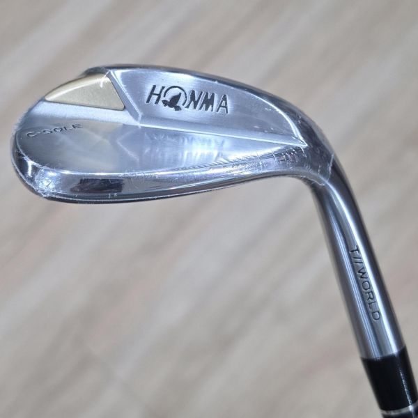 全新品HONMA ᴛ//ᴡᴏʀʟᴅ C-SOLE 58/12°挖起桿 搭配Dynamic Gold ꜱ𝟤𝟢𝟢 129 S桿身 